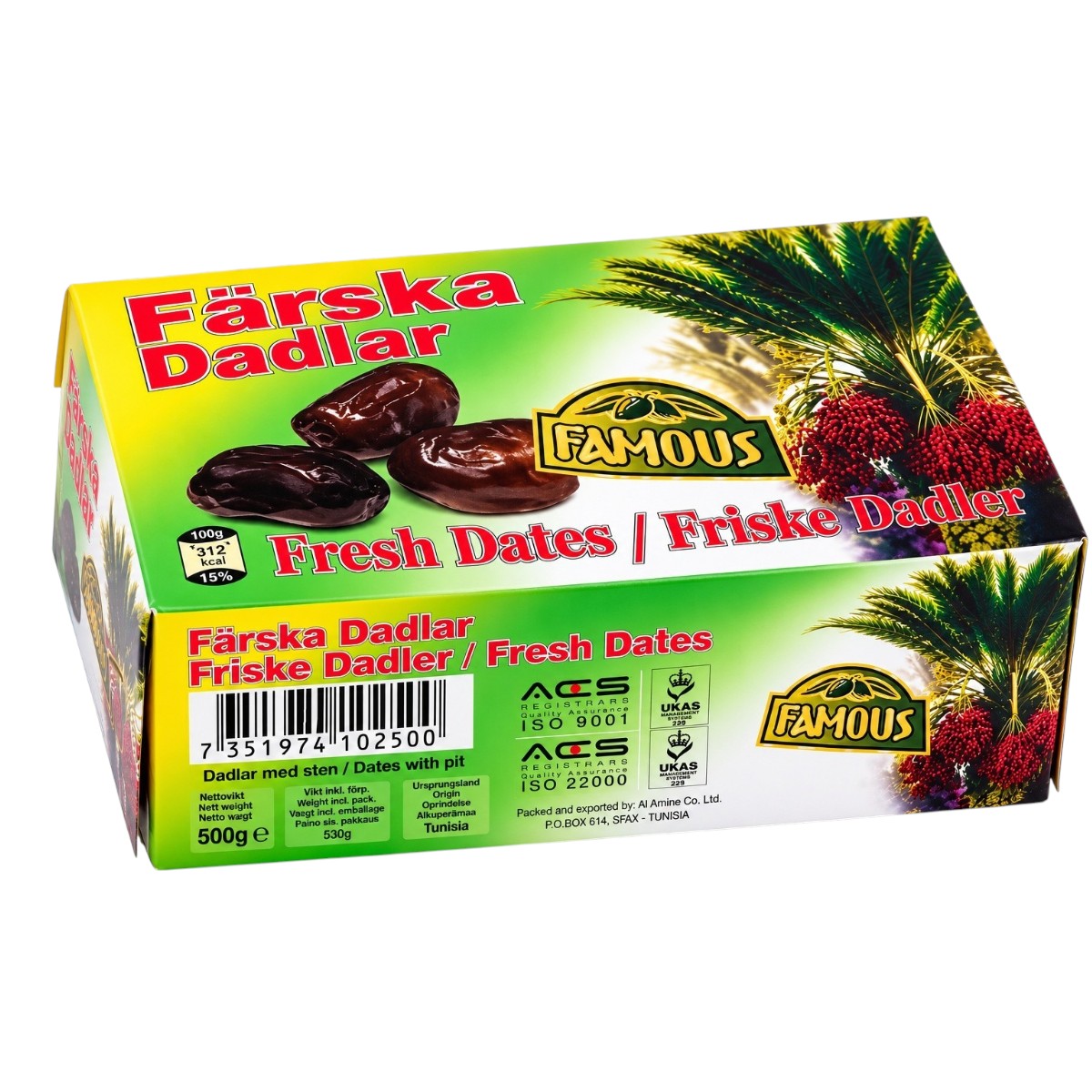 DADLAR FAMOUS FÄRSKA 500g