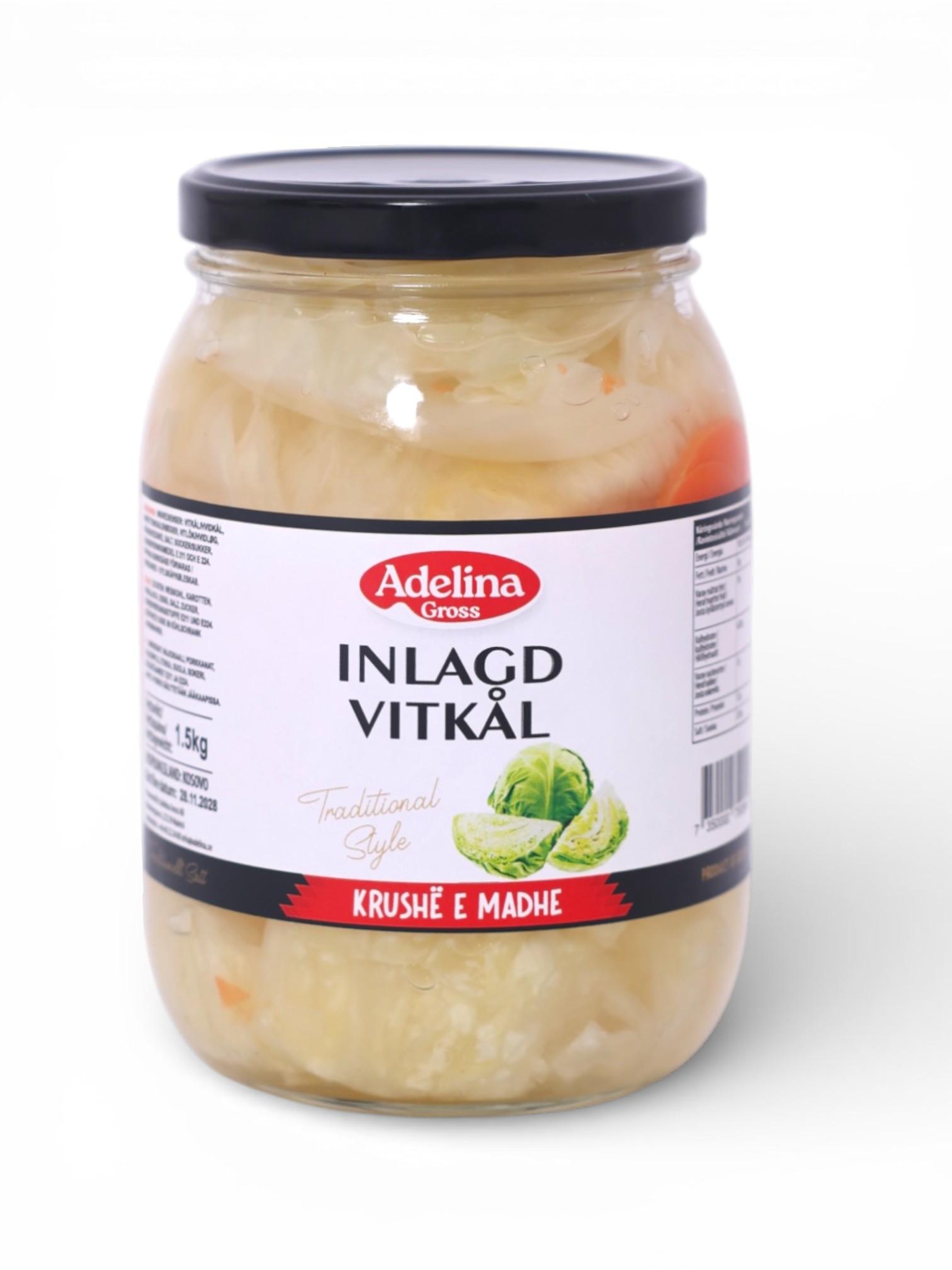 KRUSHA TURSHI VITKÅL INLAGD