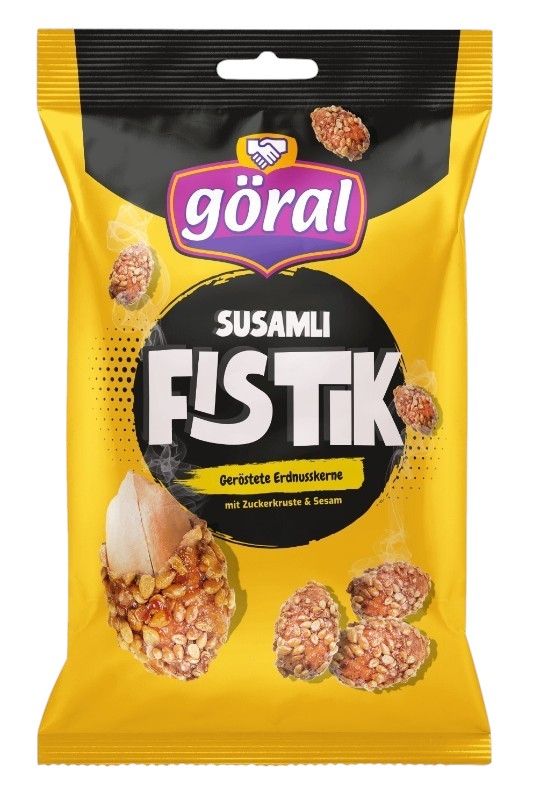 GÖRAL JORDNÖTTER SESAM 180g