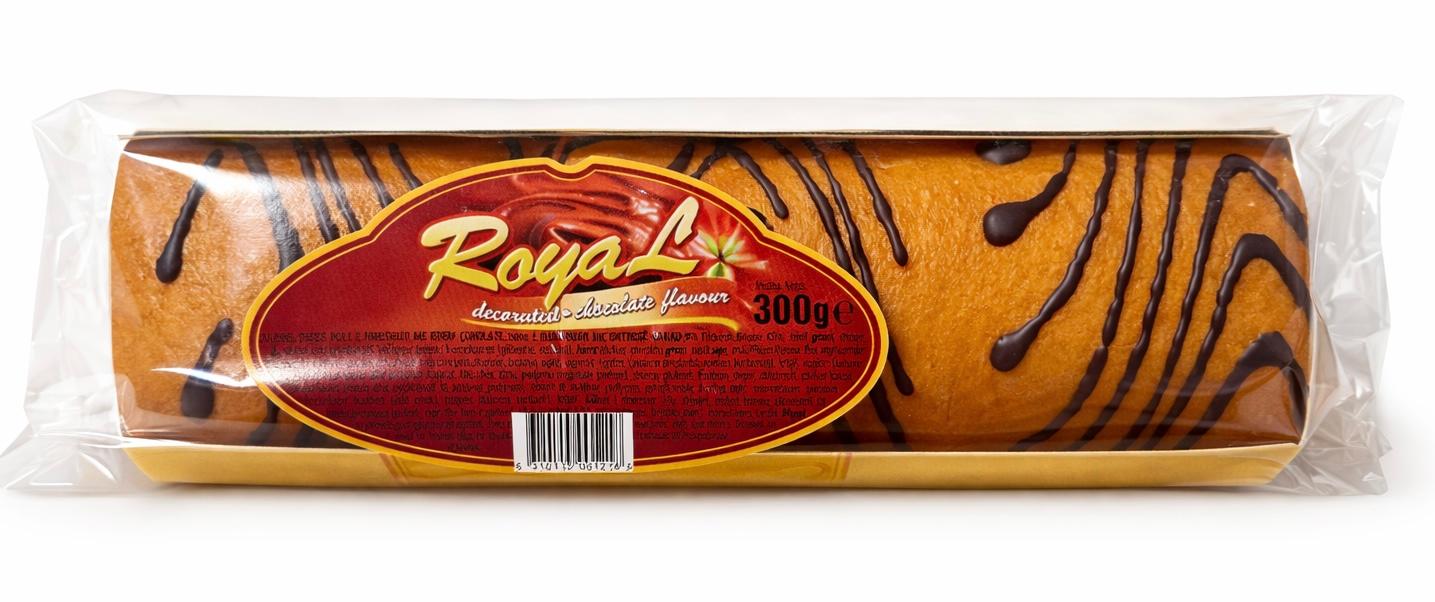 ROYAL SWISS ROLL CHOCOLATE 300g